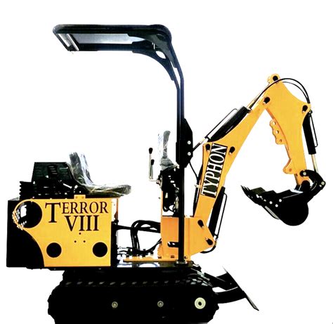 mini digger 800kg|TYPHON TERROR On Tracks VIII 800kg Mini Excavator USA.